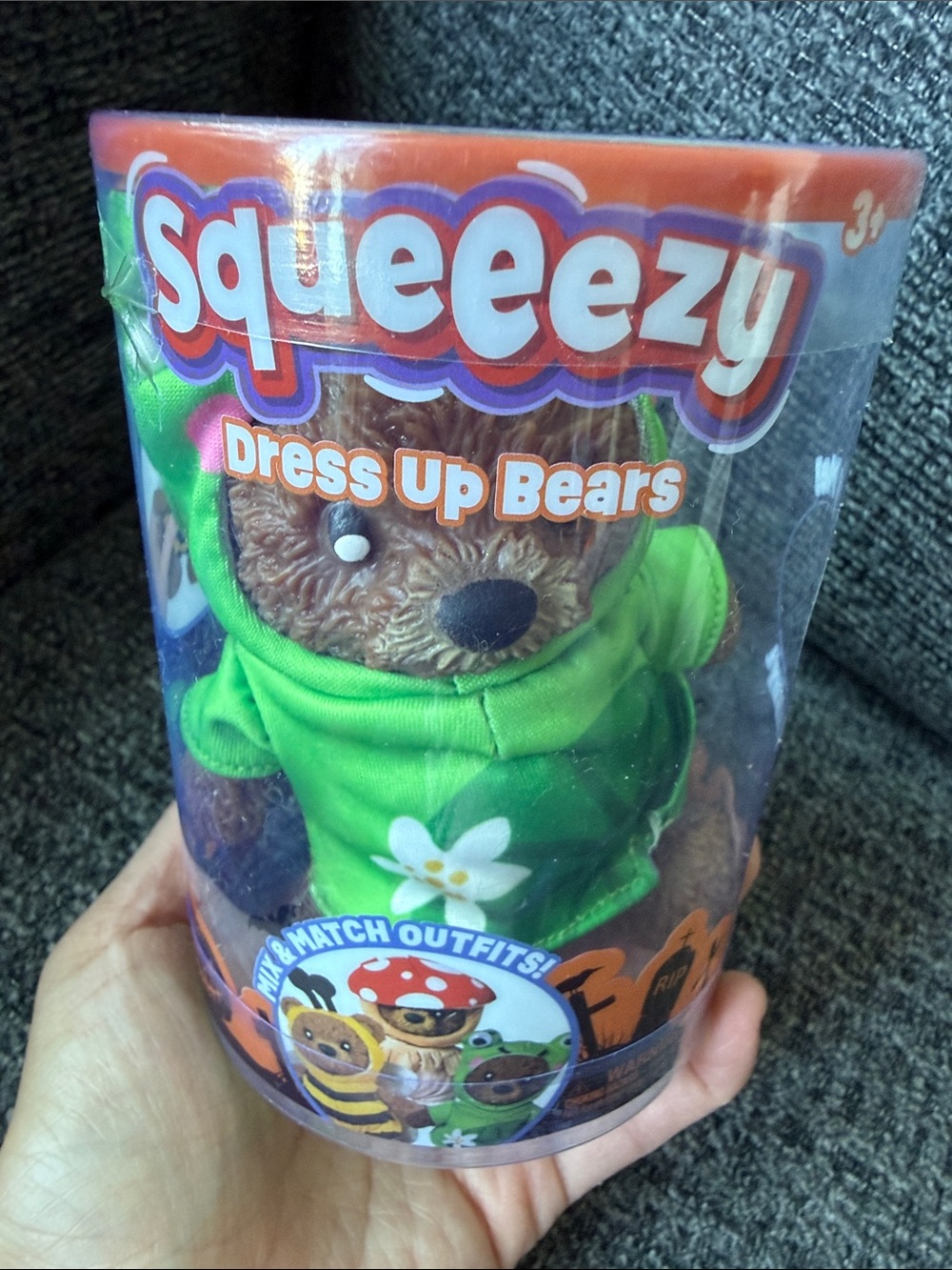NWT Sunny Days Squeeezy Halloween Dress Up Bears, Frog
